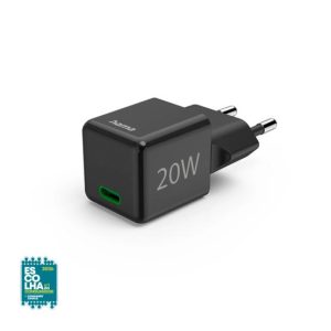 Carregador USB-C 20W Super Mini-Charger Preto