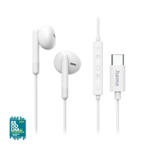 Auriculares USB-C Classy Branco