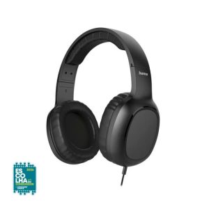 Headphones USB-C OnEar Hama Fun Preto