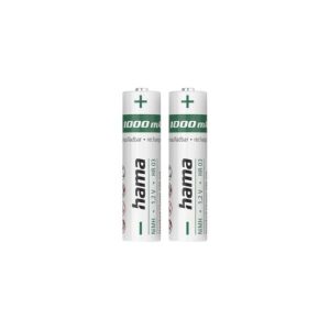 Pilhas Recarregáveis AAA 1.2V 1000mAh Hama 2un