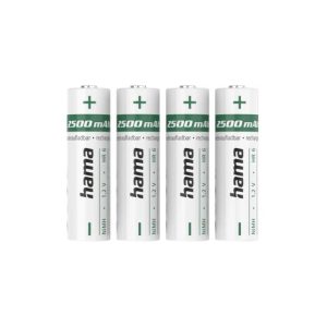 Pilhas Recarregáveis AA 1.2V 2500mAh Hama 4un