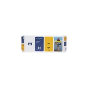 Tinteiro HP 81 Amarelo C4933A 680ml 1000 Pág.