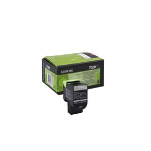 Toner LEXMARK Retorno 702K Preto 70C20K0 1000 Pág.