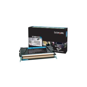 Toner LEXMARK Retorno X748 Azul X748H1CG 10000 Pág.