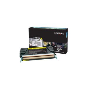 Toner LEXMARK Retorno X748 Amarelo X748H1YG 10000 Pág.