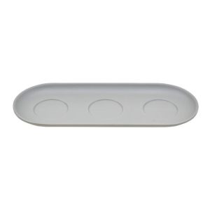 Travessa Molheiras 27x11x1.75cm Melamina AQUA GREY 1un