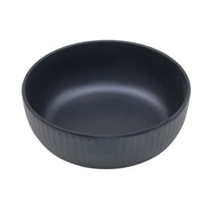 Tigela 17x6cm Melamina Redonda AQUA BLACK 1un