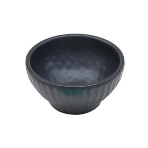 Molheira 08x4cm Melamina Redonda AQUA BLACK 1un
