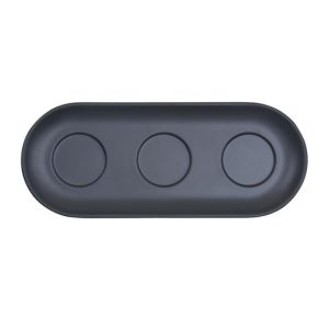 Travessa Molheiras 27x11x1.75cm Melamina AQUA BLACK 1un