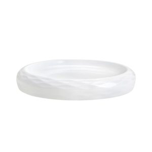 Prato 24.1x3.8cm Melamina Redondo ESSENTIA Branco 1un