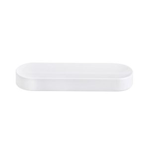 Prato 25x8x3cm Melamina Oval ESSENTIA Branco 1un