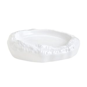 Prato 25.4x19x6.2cm Melamina ESSENTIA Branco 1un