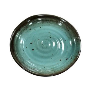 Prato 17.9x2.8cm Melamina Redondo TERRACOTA Azul 1un