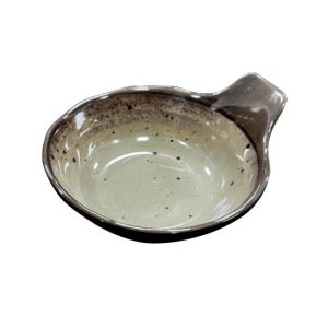 Taça 13.4x11.8x5.8cm Melamina com Asa TERRACOTA Cinzento 1un