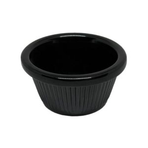 Ramequim 07.95x4.15cm 80ml Melamina ESSENTIA Preto 1un