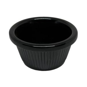 Ramequim 08.55x4.5cm 110ml Melamina ESSENTIA Preto 1un