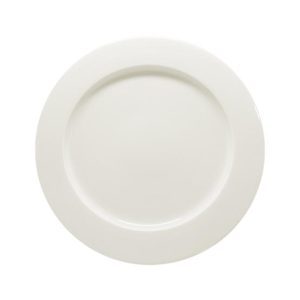 Prato Raso 27cm Porcelana com Aba CANVAS 1un