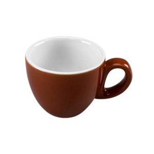 Chávena 080ml Porcelana BARISSIMO Castanho Brilhante 1un