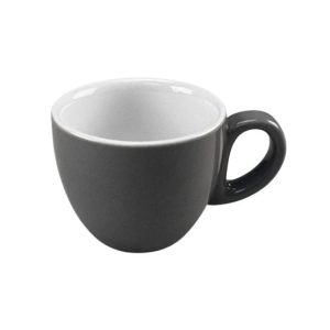 Chávena 080ml Porcelana BARISSIMO Cinzento Brilhante 1un