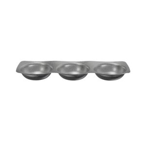 Molheira Tripla 26.6x9.2x2.6cm ACERO INOx 1un