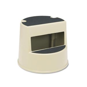 Tamborete/Escadote Plastico 2 Niveis 33cm Bege