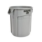 Contentor 38L Plástico Redondo Brute s/Tampa Cinza