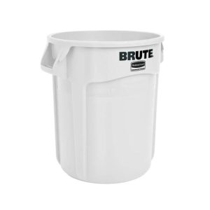 Contentor 38L Plástico Redondo Brute s/Tampa Branco