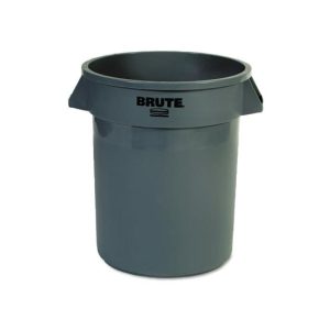 Contentor 76L Plástico Redondo Brute s/Tampa Cinza