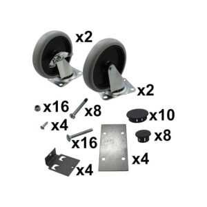 Kit de Rolamentos de Borracha Max System P/Rack 2+2 Branco