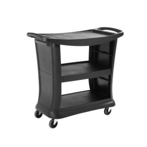 Carro Serviço 97x51x99cm Executivo 3 Niveis Preto