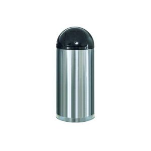 Contentor 55L Metal EasyPush Aço Inox