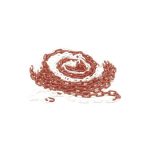 Corrente Sinalização Branco e Vermelho 6mm-10m