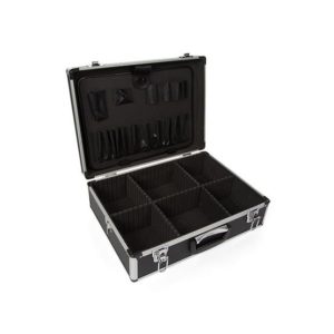 Caixa de Ferramentas em Alumínio 455x330x152mm Preto