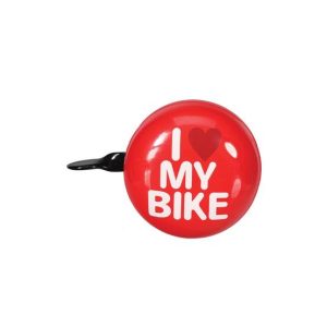 Campainha para Bicicleta I LOVE MY BIKE Vermelho