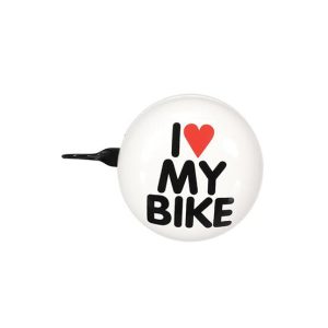 Campainha para Bicicleta I LOVE MY BIKE Branco