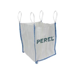 Sacos Lixo Reutilizável 1000L 95x95x119cm PPL  Branco 1un