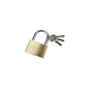 Cadeado 58mm Dourado com Chaves