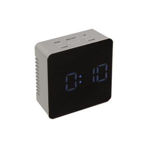 Relógio Despertador + Temperatura Digital Visor Espelho
