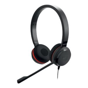 Jabra Evolve 20SE UC stereo - Auscultadores - no ouvido - com cabo - USB-C, USB-A - isolamento de ruído - Certificação Alcatel-Lucent, Certificação Avaya, Certificado para Microsoft Teams, Cisco Certified, Certificação Unify