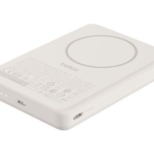 Belkin BoostCharge - Carregador portátil - fino - 10000 mAh - 7.5 watt - Fast Charge - 2 conectores de saída (USB-C) - no cabo: USB-C - areia