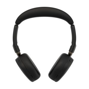 Jabra Evolve3 65 Flex UC - Auscultadores - no ouvido - bluetooth - sem fios, com cabo - cancelamento de ruído activo - USB-C através de adaptador de Bluetooth, USB-C - preto - Otimizado pata UC, Certificação Zoom, Works With Google Meet, Certificação