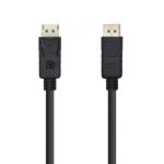 Cabo DisplayPort 1.2 4K Aisens A124-0387/ DisplayPort Macho - DisplayPort Macho/ Até 5W/ 2300
