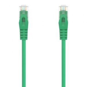 Cabo de Rede RJ45 AWG24 UTP Aisens A145-0580 Cat.6A/ LSZH/ 1m/ Verde