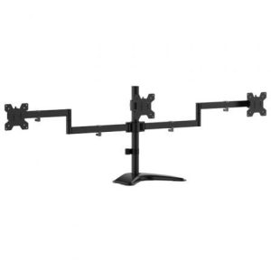 Suporte de Secretária para 3 Monitores Aisens DT27TSR-287/ Giratório/ Inclinável/ até 10kg