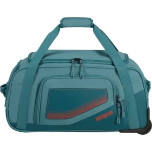 Mala de Viagem com Rodas American Tourister City Racer S/ 55x35x25cm/ 2 Rodas/ Azul Esverdeado