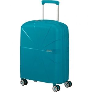 Mala de Cabine American Tourister Starvibe Spinner 55cm/ 55x40x20cm/ 4 Rodas/ Verde-acinzentado