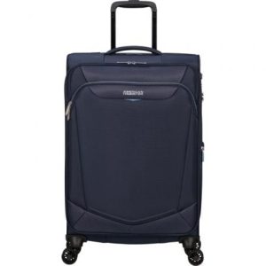 Mala Média American Tourister SummerRide Spinner 69cm/ 69x43x29cm/ 4 Rodas/ Azul-marinho