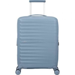 Mala de Cabine American Tourister FastForward Spinner Expansível 55cm/ 55x40x23cm/ 4 Rodas/ Azul