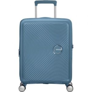 Mala de Cabine American Tourister SoundBox Spinner 55cm/ 55x40x20cm/ 4 Rodas/ Azul Pedra