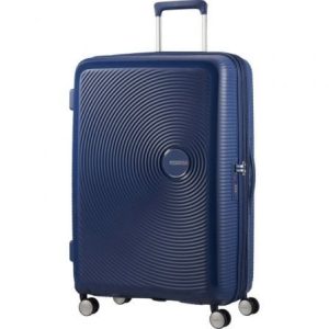 Mala Grande American Tourister SoundBox Spinner 77cm/ 77x51,5x29,5cm/ 4 Rodas/ Azul-marinho